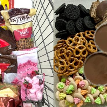 makanan ringan jamuan sekolah