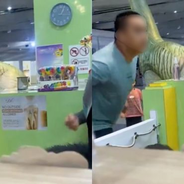 Marah Anak Dituduh Curi Gula-Gula & Air, Bapa Ludah Pekerja Taman Mainan