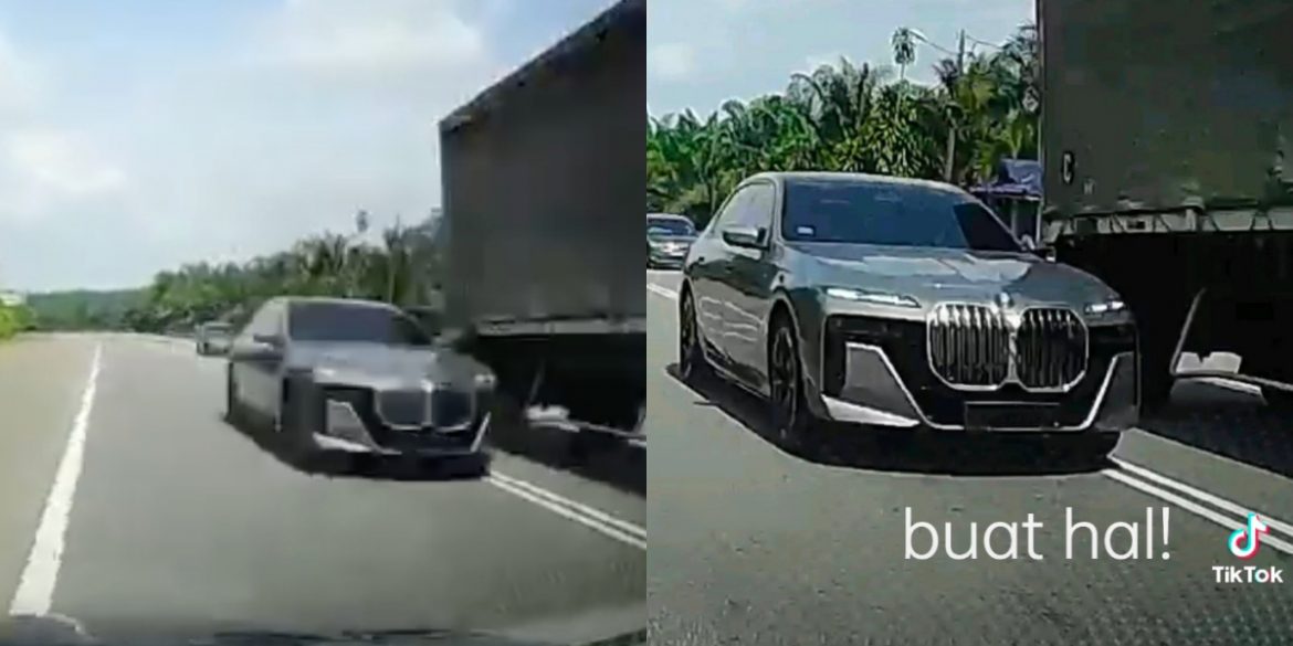 'Kereta Besar, Otak Kecil' – Pemandu BMW Memotong Secara Berbahaya Dikecam Netizen