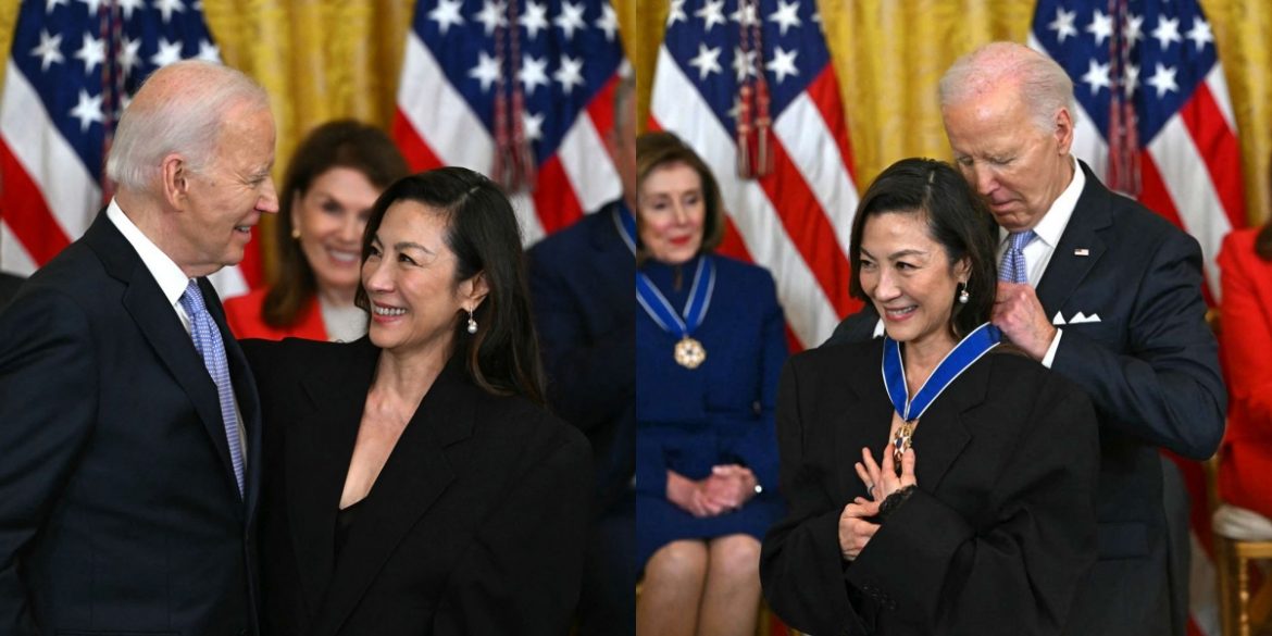 Michelle Yeoh Dapat Anugerah Awam Tertinggi AS