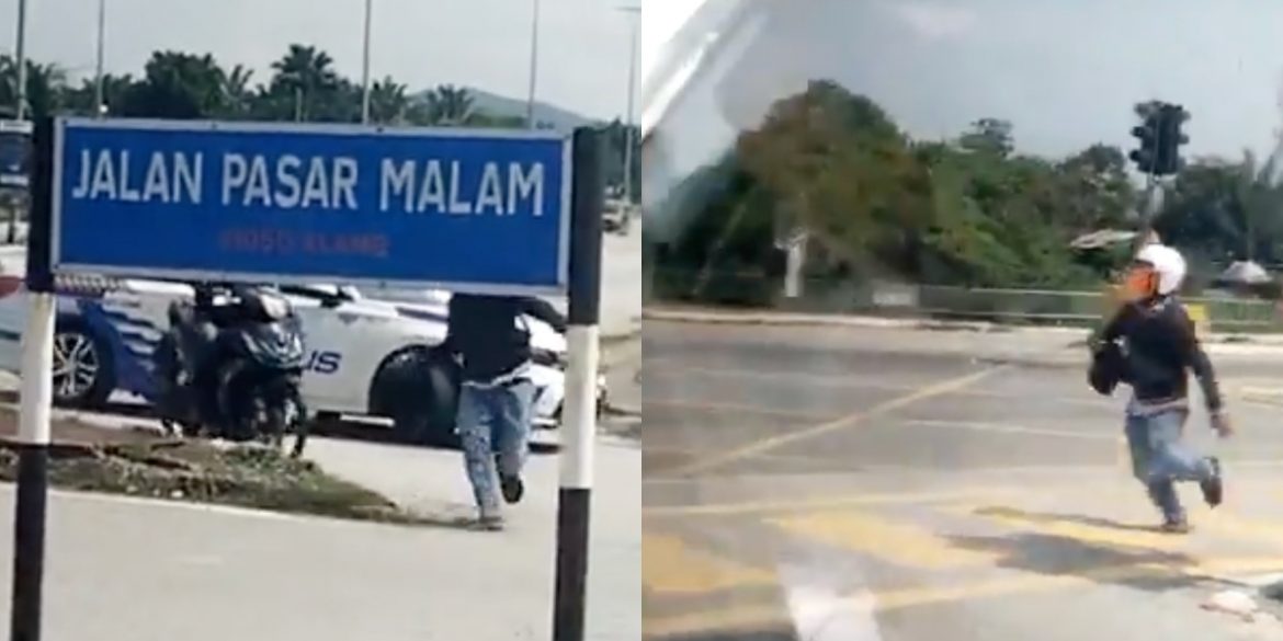 Peragut Cabut Lari Tinggalkan Kawan Dengan Polis Klang