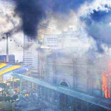 Bangunan SkyAvenue Di Genting Highlands Terbakar
