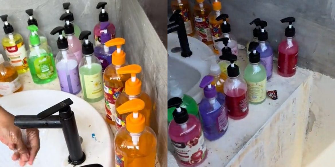 'Rahmatilah Perniagaan Ini' – Netizen Puji Kedai Makan Sediakan Puluhan Botol Sabun Basuh Tangan