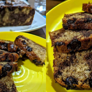 KEK PISANG COKLAT