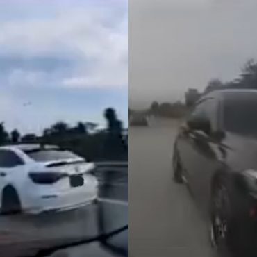 'Lane Hogging' Lorong Kanan, Konvoi Honda Marah Bila Kena Potong