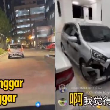 Demi Tolong Mangsa, 'Uncle' Ini Kejar Sampai Masuk Parkir Rumah Pelaku Langgar Lari