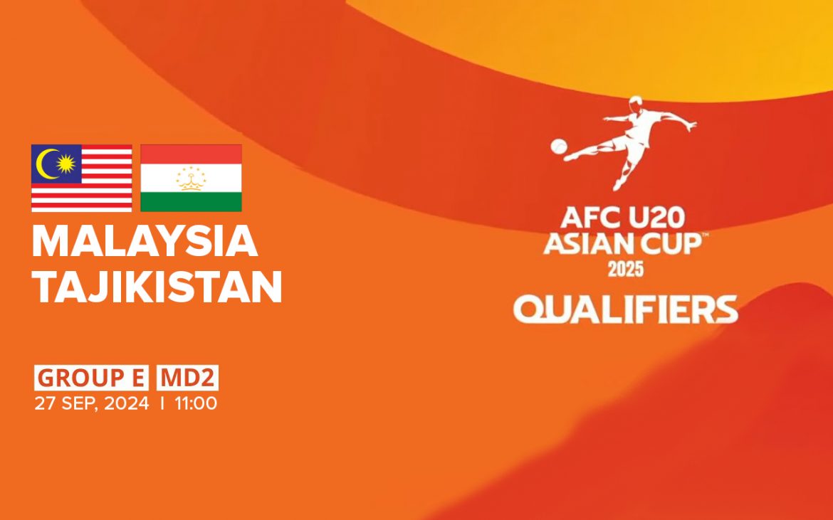 Kelayakan Piala Asia B-20, Malaysia vs Tajikistan live