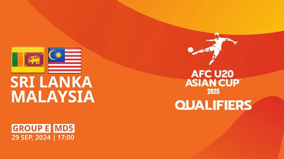 Malaysia vs Sri Lanka, Kelayakan Piala Asia B-20