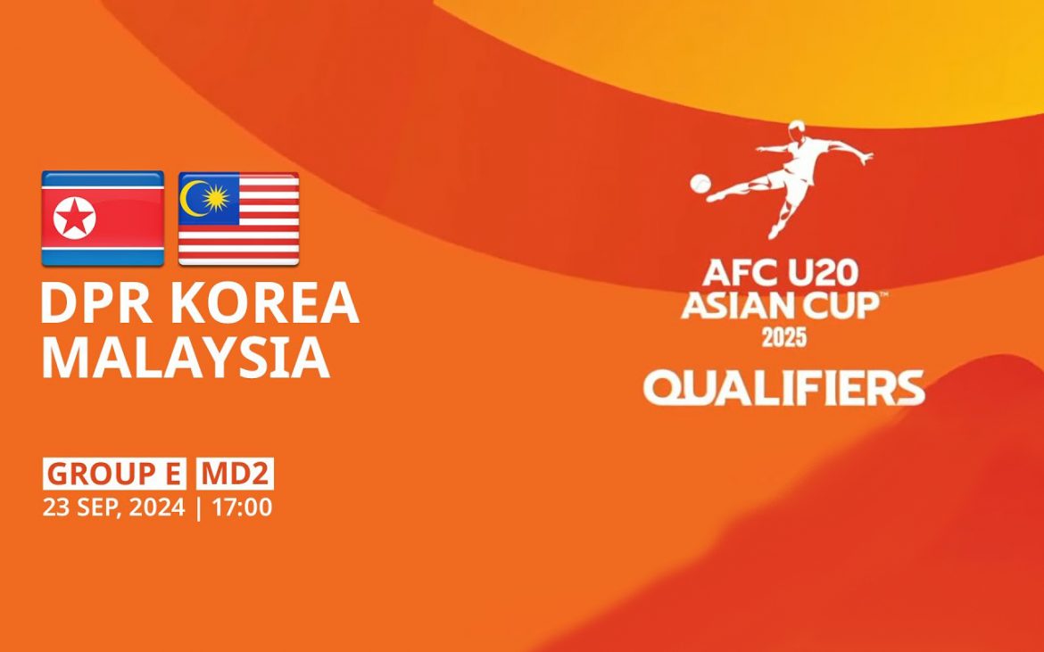 Kelayakan Piala Asia B-20, Malaysia vs Korea Utara Live streaming