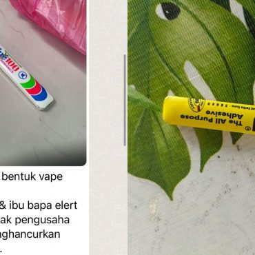 Cikgu Beri Amaran Pelajar Guna Vape Berbentuk Pen Marker, Gam Uhu