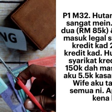 Hutang Cecah RM300,000