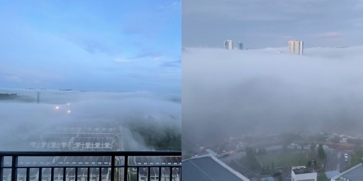 Penduduk Bangi, Putrajaya Teruja Awal Pagi Berkabus Macam Di Cameron Highlands