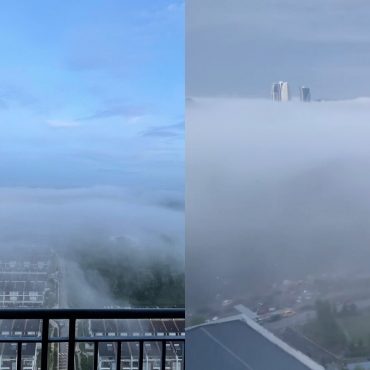 Penduduk Bangi, Putrajaya Teruja Awal Pagi Berkabus Macam Di Cameron Highlands