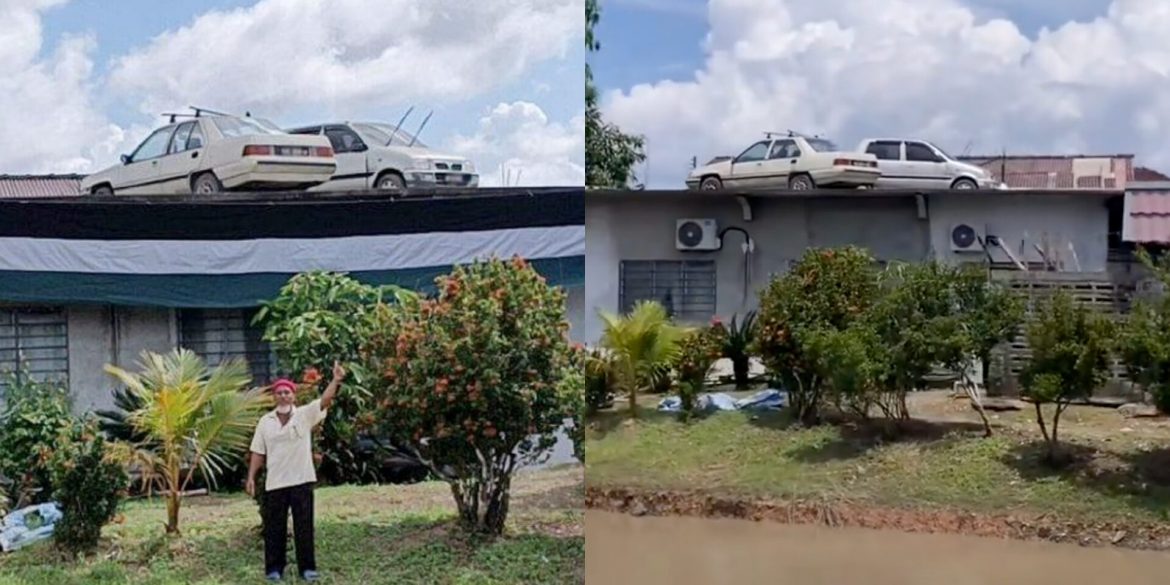 'Nak Pasang Khemah' – Pemilik Kongsi Sebab Letak Kancil, Saga Atas Bumbung Rumah