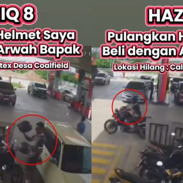 'Haziq 8 Pulangkan Helmet Saya Beli Dengan Arwah Bapa!'