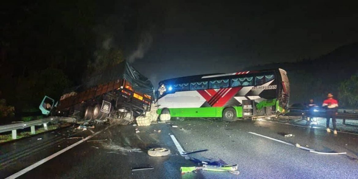 Tayar Lori Tercabut Punca 7 Terkorban Dalam Kemalangan Di PLUS