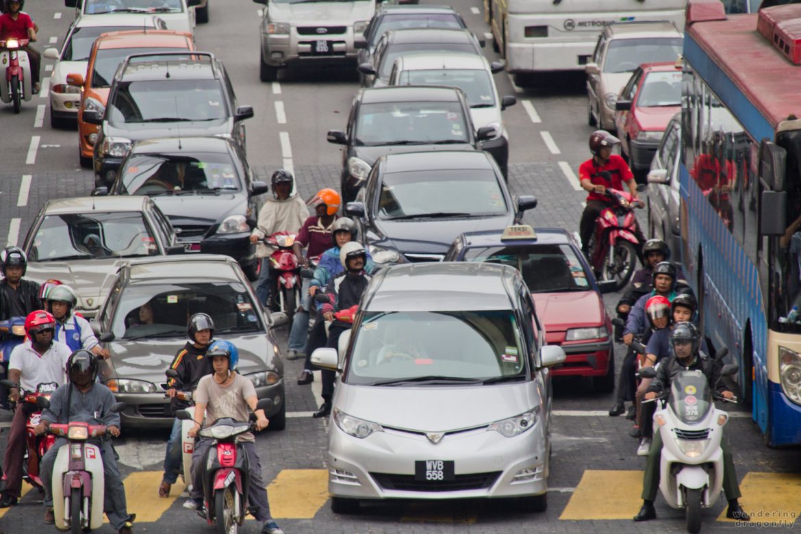 bandar paling sesak di Malaysia