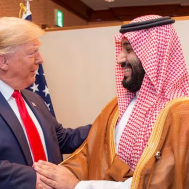 Putera Mohamed bin Salman dari Arab Saudi dan Presiden Amerika Syarikat Donald Trump