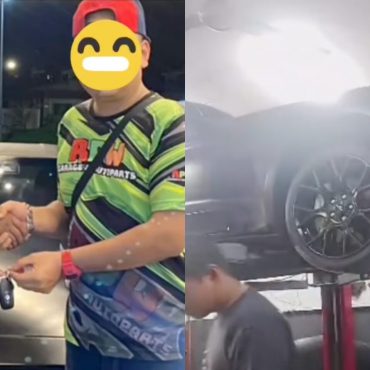 Man Raja Lawak Sedih Mustang Baru Pakai Sekali Rosak
