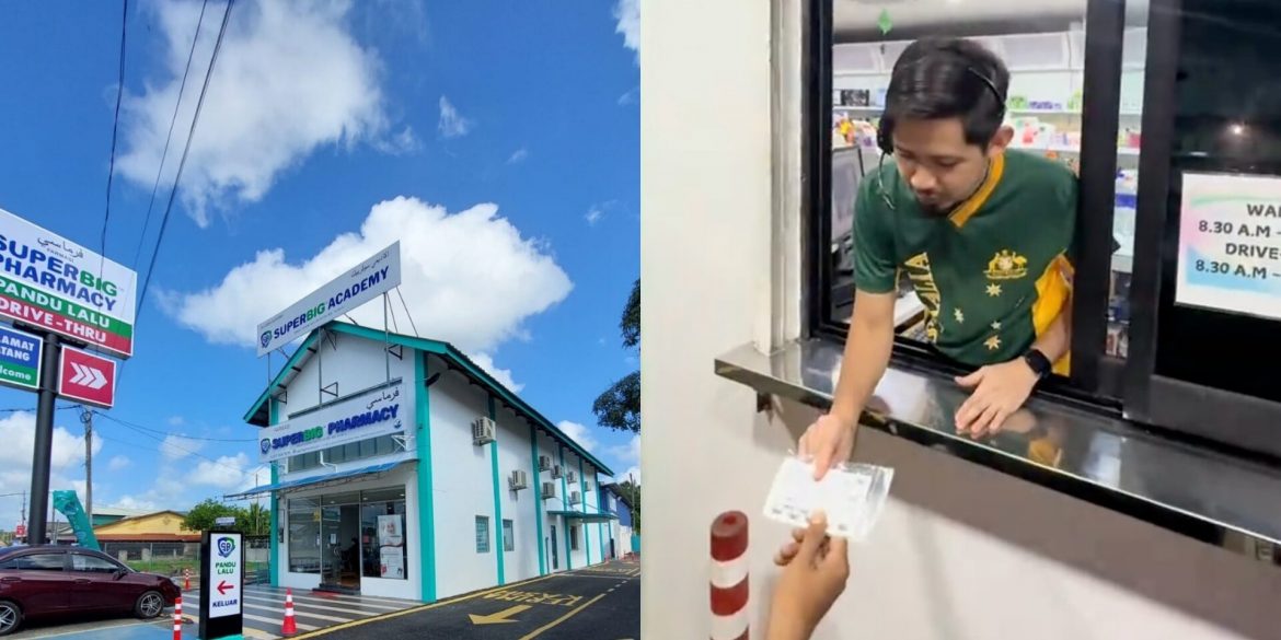 Mudahkan Pelanggan, Farmasi Di Kelantan Sediakan Laluan 'Drive Thru'