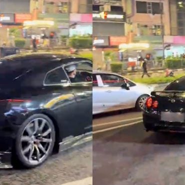 Pemuda Bawa GT-R Gopoh, Nyaris Langgar Proton