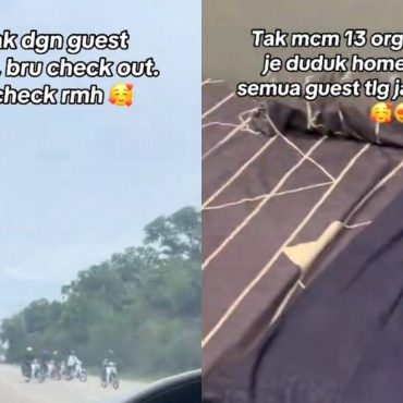 Kemaskan Homestay Sebelum 'Check-Out', Geng Motosikal Dipuji