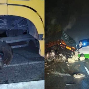Lebih Muatan 16 Tan Punca Tayar Lori Tercabut Hingga 7 Maut, 33 Cedera