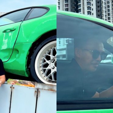 Eksklusif: 'Close Up' Bahagian Dalam Toyota Supra Hijau Atas Bangunan Di Johor