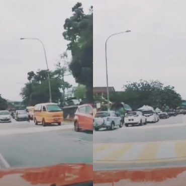 Netizen Sokong Cara Pak Guard 'Ajar' Pemandu Langgar Lintasan Zebra Depan Sekolah