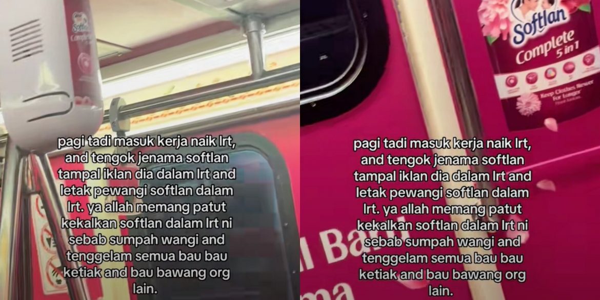 Penumpang Harap Setiap Gerabak Tren 'Wajibkan' Letak Pewangi Softlan