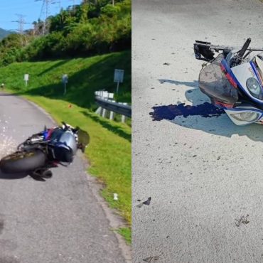 Polis Cari 'Rider Superbike' Tergelincir Di Lebuhraya Karak, Netizen Dakwa Minyak Tumpah Atas Jalan Jadi Punca