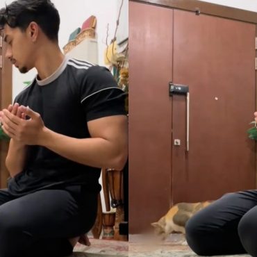 Video Kucing Muntah Ketika As'ad Motawh Berdoa Jadi Sindiran Mat Saleh