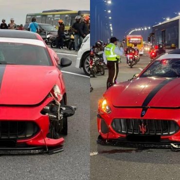 'Ramai Berani Lah' – Netizen Singapura Tak Puas Hati Orang Malaysia Pecahkan Maserati Kemalangan