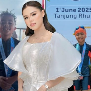 Bella Astillah Bangga Ayden Tamatkan Acara Renang Di Langkawi