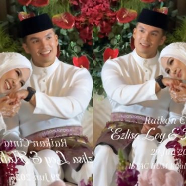 Dengan Sekali Lafaz, Ezlisa Loy Sah Bergelar Isteri Hafiz