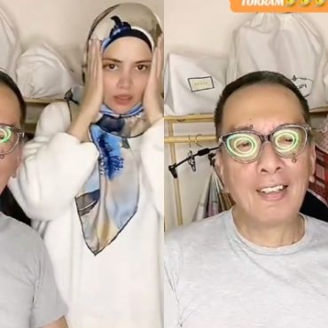 Netizen Geli Hati, Tok Ram Masuk ‘Live’ Alyah Jual Tudung