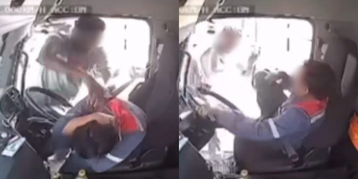 Netizen Puas Hati Tengok Cara 'Abang Tanker' Pertahankan Diri Selepas Dipukul Berkali-Kali