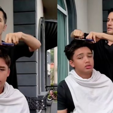 Netizen Puji Tahap Kesabaran Ammar Ahyan, Melayan Aliff Syukri Gunting Rambut