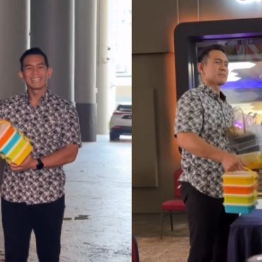 [VIDEO] Fahrin Ahmad Bawa Bekas Sendiri ‘Tapau’ Lebihan Makanan Di Set Penggambaran Bikin Terhibur