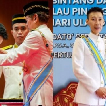 Lee Chong Wei Terima Darjah Gemilang Pangkuan Negeri, Kini Bawa Gelaran Datuk Seri