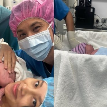 Sasha Abdul Aziz Selamat Bersalin Anak Ketiga