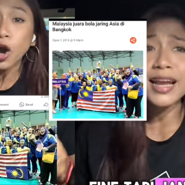 Fariha Razak Kecewa Gambar Dengan Pasukan Bola Jaring Disunting, Jalur Gemilang Diterbalikkan