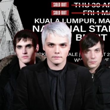 Konsert My Chemical Romance Cetus Sejarah, 120,000 Tiket ‘Sold Out’ Hanya Dalam Beberapa Jam