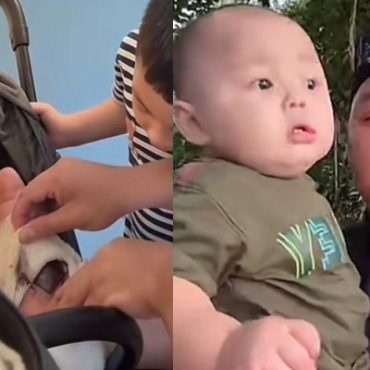[VIDEO] Netizen Tegur Abi Gibran Letak Kaki Cedera Atas ‘Stroller’ Anak – ‘Boleh Kena Jangkitan Bakteria’