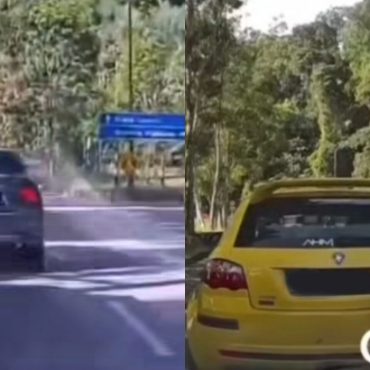 Pemandu Honda Agresif, Tumbuk Pemandu Proton Satria Ditahan Polis