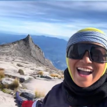 Fara Fauzana Berjaya Tawan Puncak Gunung Kinabalu