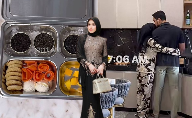 [VIDEO] Pempengaruh Sediakan Tiga Bekas Caviar Untuk Bekal Anak, Netizen Menangis Tengok Harga – ‘Satu Bekas Dah Pengsan’