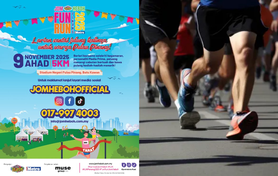 Jom Heboh Fun Run 2025: Larian Santai Penuh Gaya & Keceriaan Di Batu Kawan!