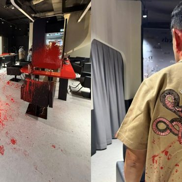 Lelaki Dari Singapura Terkejut Salun Diserang 'Bom Cat Merah' Semasa Potong Rambut Di Malaysia