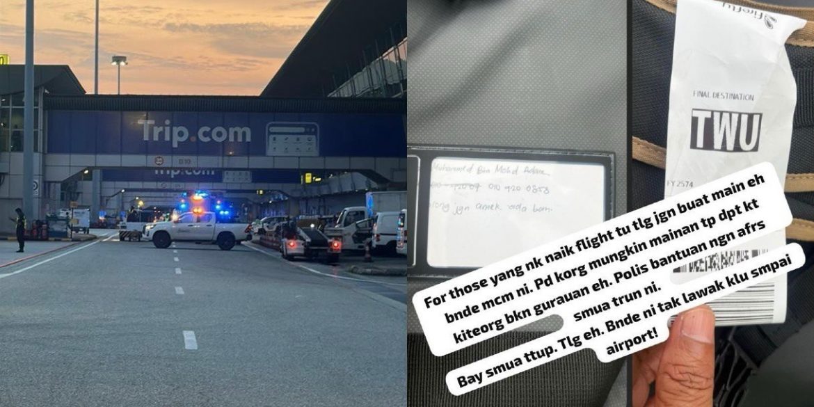 Nota ‘Ada Bom’ Didakwa Jadi Punca Operasi Tergendala Di KLIA